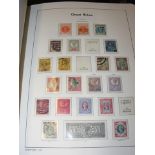 An album containing GB collection of stamps, inclu