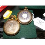 A gent's half hunter pocket watch and one other fo