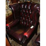 The matching wing easy chair