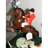 A Beswick Huntsman on rearing horse - No.868