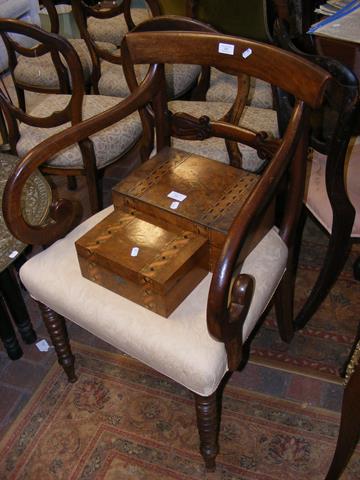 A 19th century carver chair