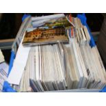 Tray containing a large collection of vintage and