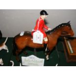 A Beswick Huntsman on horseback