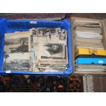 Two boxes of collectable postcards - various subje