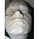 A plaster copy of Beethoven's death mask