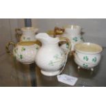 Selection of Belleek china