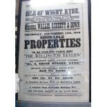 An original Wallis, Riddett & Down advertising pos