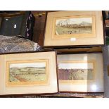 Set of hunting prints