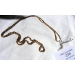 A 9ct gold chain - 11.5g