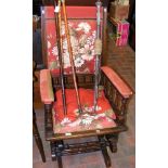 Antique American style rocker