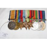 A set of First and Second World War medals