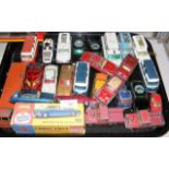 Selection of die-cast model vehicles - Dinky and o