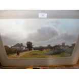 EDWARD WESSON - original watercolour of Pitmore Sw