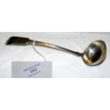 Scottish provincial silver toddy ladle