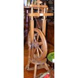 Antique spinning wheel