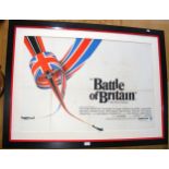 A film poster for "Battle of Britain"