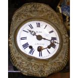 Antique comptoise clock by Bujas
