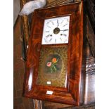 A 19th century Ansonia mahogany cased wall clock w