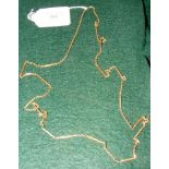 A 22ct marked gold necklace