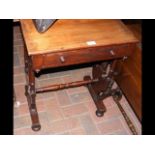 A 19th century mahogany side table