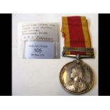 A China war medal 1900 - Ordinary Seaman H S Bolto