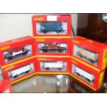 Seven boxed Hornby Goods Wagons, including R6624A