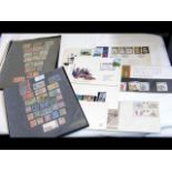 Selection of collectable stamps - Jersey and other