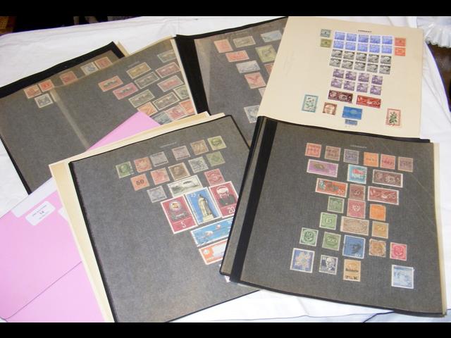 Twenty eight loose stamp sheets - Germany, Greece and