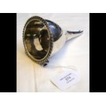 A silver William Bateman wine funnel - 16cm long