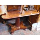 Victorian mahogany breakfast table