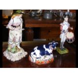 A Royal Crown Derby Friesian Cow "Buttercup" paper