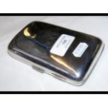 Silver cigar case