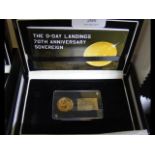 D-Day Landing 70th Anniversary gold sovereign coin