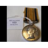 A South Africa medal 1853 to A B Morgan - Surgeon