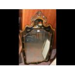 A decorative Chinese style hall mirror - 118cm