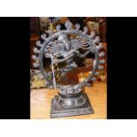 A 35cm high bronze Indian dancing deity