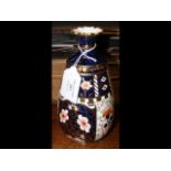 A Royal Crown Derby Imari style vase - 19cm high