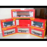 Six boxed Hornby Goods Wagons, including R6783