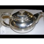 A George IV silver teapot - York 1821