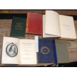 Six antique Isle of Wight books, including "The Un