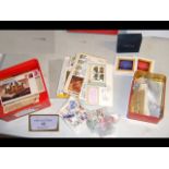 Selection of GB covers and loose stamps, together with a box