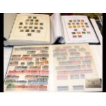 An album containing collectable United States stamps,