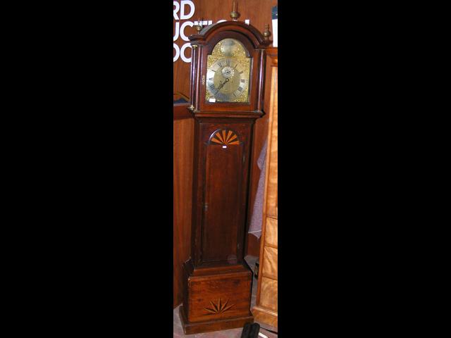 A Georgian eight day Grandfather clock by Thomas S