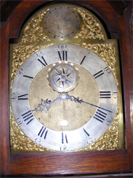 A Georgian eight day Grandfather clock by Thomas S - Image 2 of 4