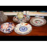 Oriental plates, bowl