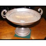 A Walker & Hall silver two handled tazza - 13cm high