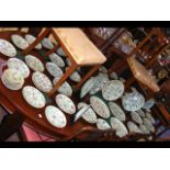 An extensive amount of antique hand painted Chines