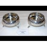 Pair of silver salts