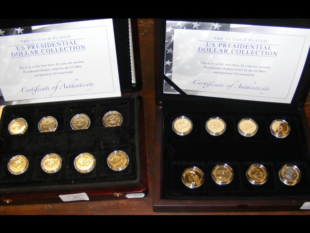 "US Presidential Dollar Collection" and one other