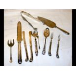 Silver and plated flatware